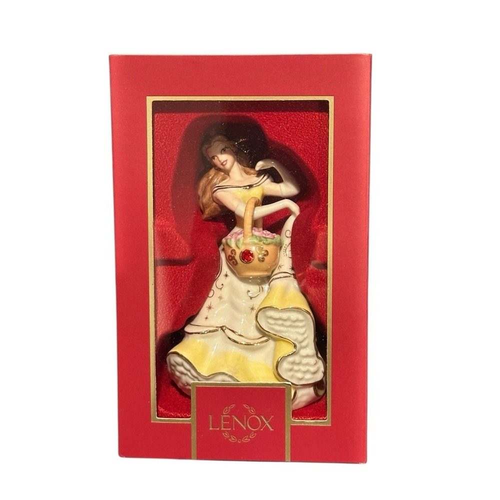 Lenox‎ Disney Princess Belle Ornament Beauty and the Beast Figure
